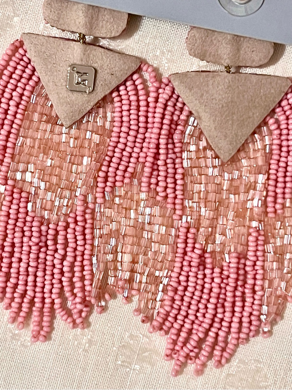 NWT Deepa Gurnani Beaded Fringe Chandeliers - Picture 16 of 16